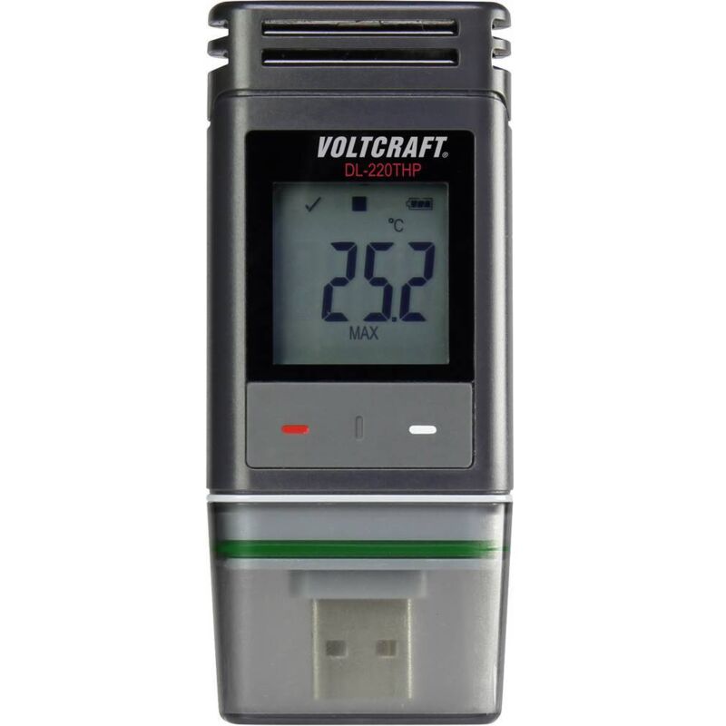foto del prodotto voltcraft dl 220 thp dl 220thp data logger temperatura, data logger umidit , data logger pressione atmosferica misura 