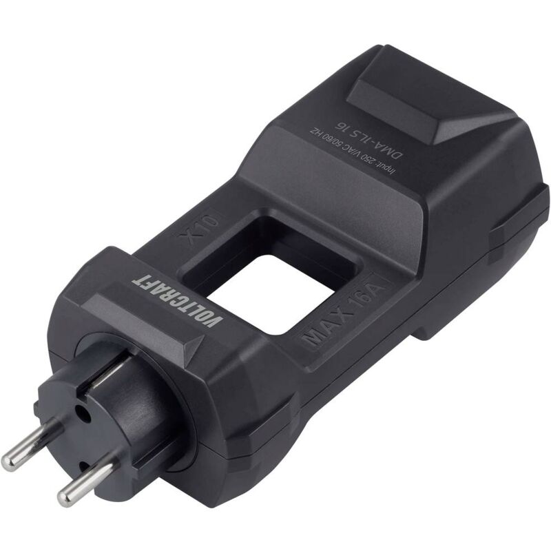 foto del prodotto voltcraft dma 1ls 16 adattatore per misurazioni grigio scuro