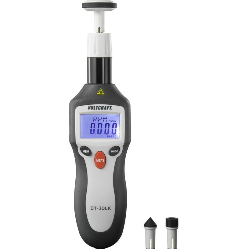 foto del prodotto voltcraft dt 30lk se tachimetro 2 20000 giri min