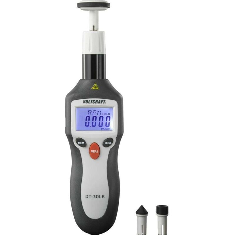 foto del prodotto voltcraft dt 30lk tachimetro meccanico, ottico 2 20000 giri min