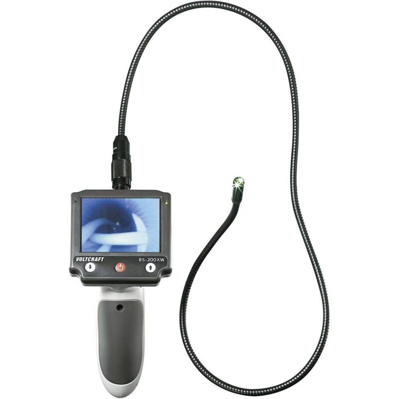 foto del prodotto voltcraft endoscopio bs 200xw bs 200xw sonda 8 mm lunghezza sonda 88 cm possibilit di estensione, monitor rimovibi