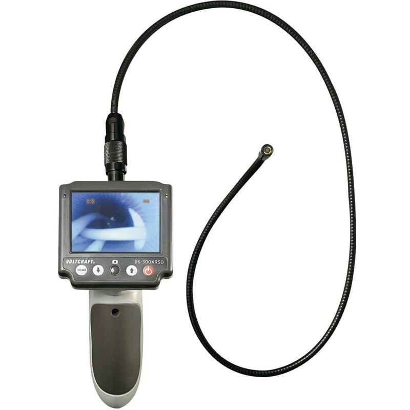 foto del prodotto voltcraft endoscopio bs 300xrsd bs 300xrsd sonda 8 mm lunghezza sonda 183 cm sonda intercambiabile, monitor rimovib