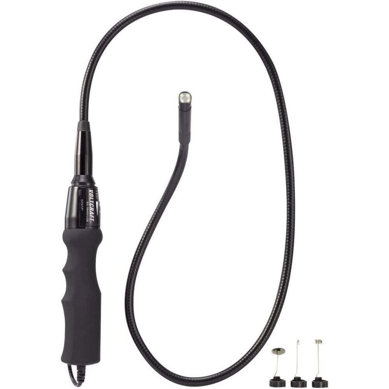 foto del prodotto voltcraft endoscopio usb bs 18hd usb sonda 8 mm lunghezza sonda 88 cm messa a fuoco, illuminazione led
