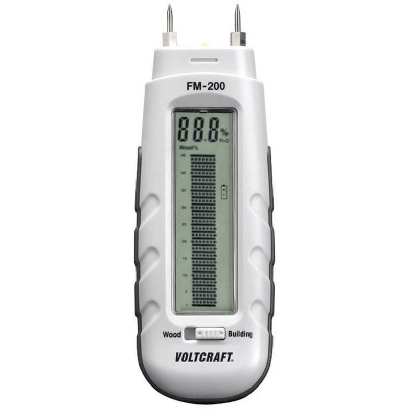 foto del prodotto voltcraft fm 200 misuratore di umidit per materiali range di umidit materiali da costruzione intervallo 0.2 fino a