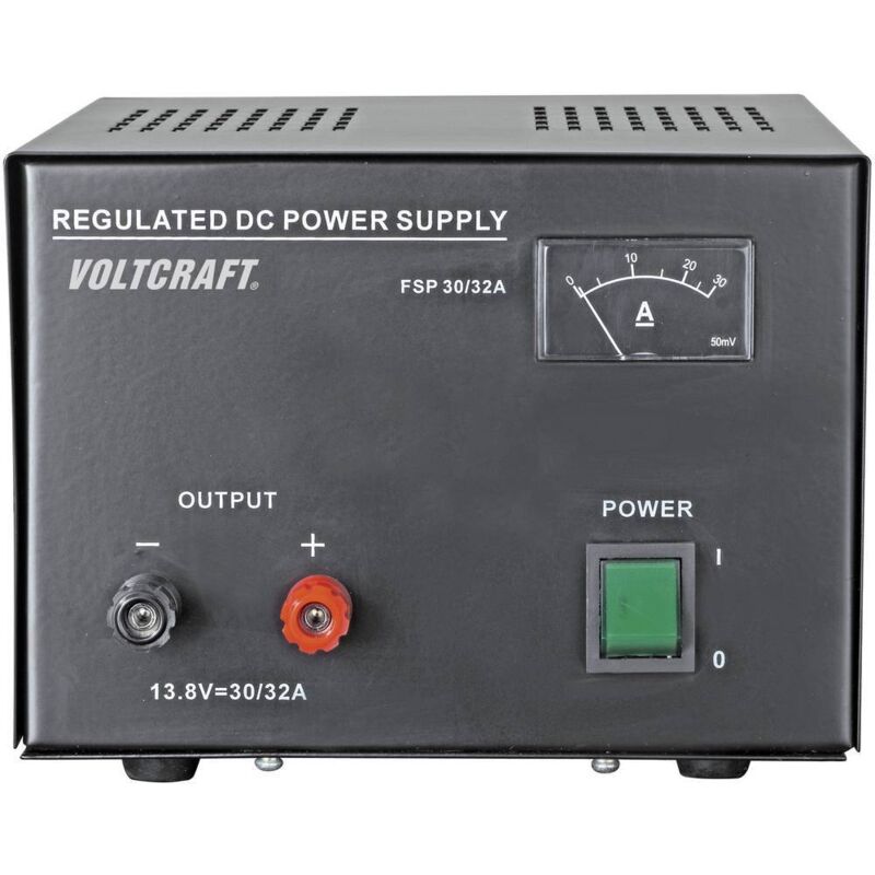 foto del prodotto voltcraft fsp 11330 alimentatore da laboratorio a tensione fissa 13.8 v dc 30 a 415 w num. uscite 1 x