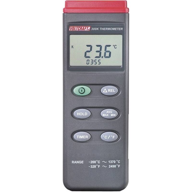 foto del prodotto voltcraft k201 termometro 200 1370 c sensore tipo k