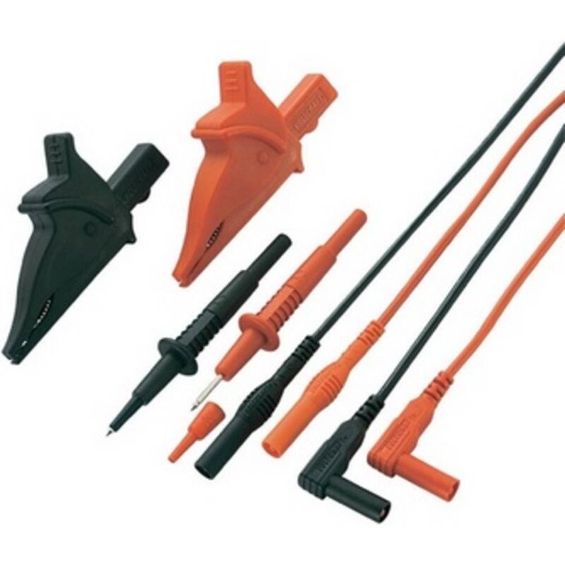 foto del prodotto voltcraft kit puntali di sicurezza 1.20 m nero, rosso ms 5