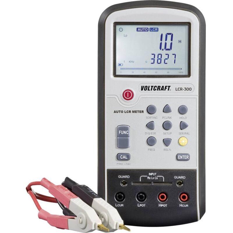 foto del prodotto voltcraft lcr 300 ponte di misurazione lcr digitale cat i display counts 20000