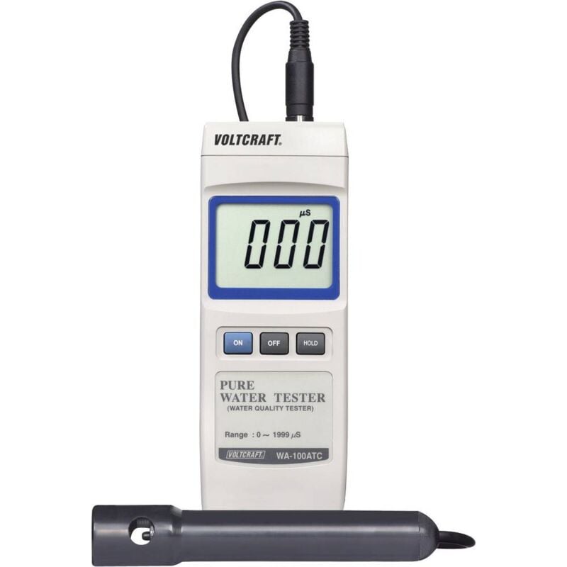 foto del prodotto voltcraft misuratore di conduttivit wa 100 atc 3 0 1999 s calibrato di fabbrica senza certificato