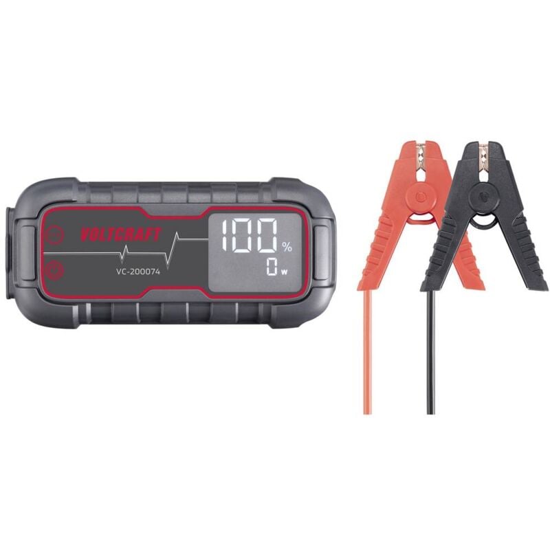 foto del prodotto voltcraft sistema di accensione rapido vc 200074 vc 16026005 corrente d avviamento ausiliaria 12 v 1000 a protezione