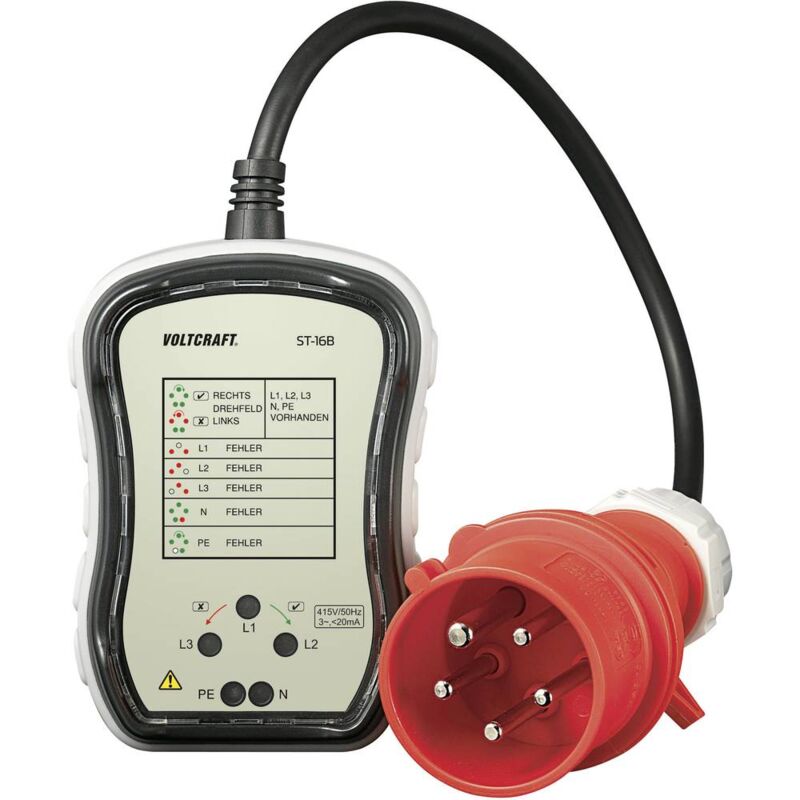 foto del prodotto voltcraft st 32b tester presa di corrente ottico