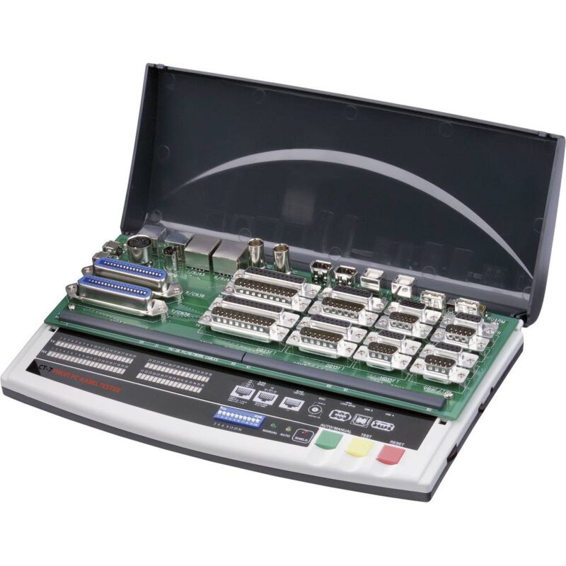 foto del prodotto voltcraft tester cavi ct 7 ct 7 adatto per sub d a 9, 15, 25 poli , sub hd a 15 poli , centronics, usb a b, ieee 1394