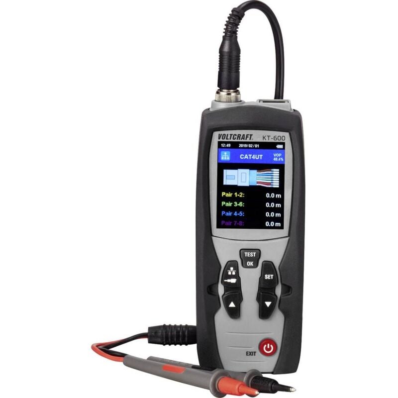 foto del prodotto voltcraft tester cavi vc 9199620 kt 600 rete