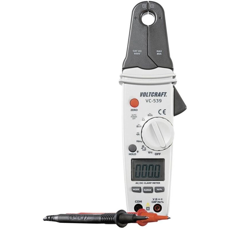 foto del prodotto voltcraft vc 539 pinza amperometrica cat iii 600 v display counts 4000