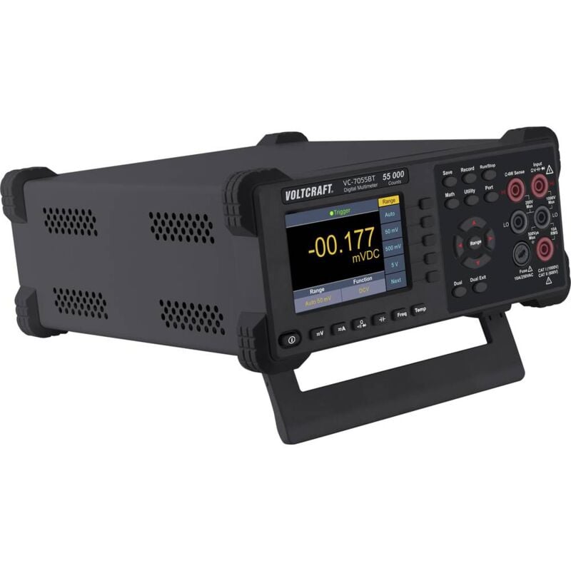 foto del prodotto voltcraft vc 7055bt multimetro da tavolo digitale data logger cat i 1000 v, cat ii 600 v display counts 55000