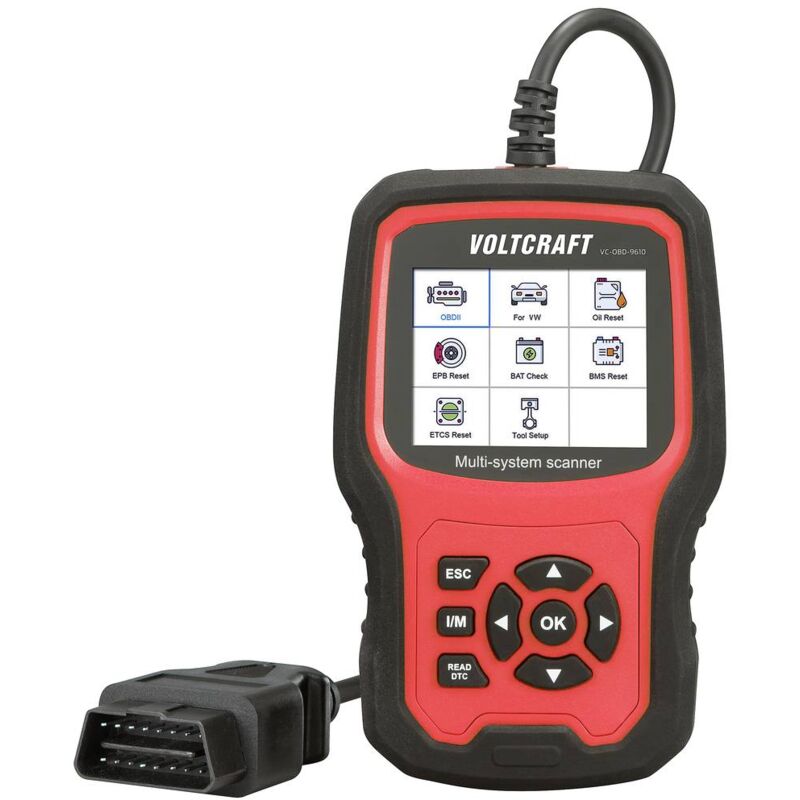foto del prodotto voltcraft vc obd 9610 strumento diagnostico obd ii vc 13097390