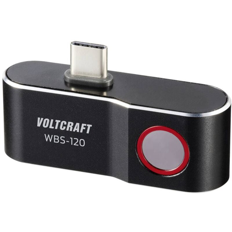 foto del prodotto voltcraft wbs 120 termocamera 20 fino a 400 c 120 x 90 pixel 25 hz connettore usb c per dispositivi android