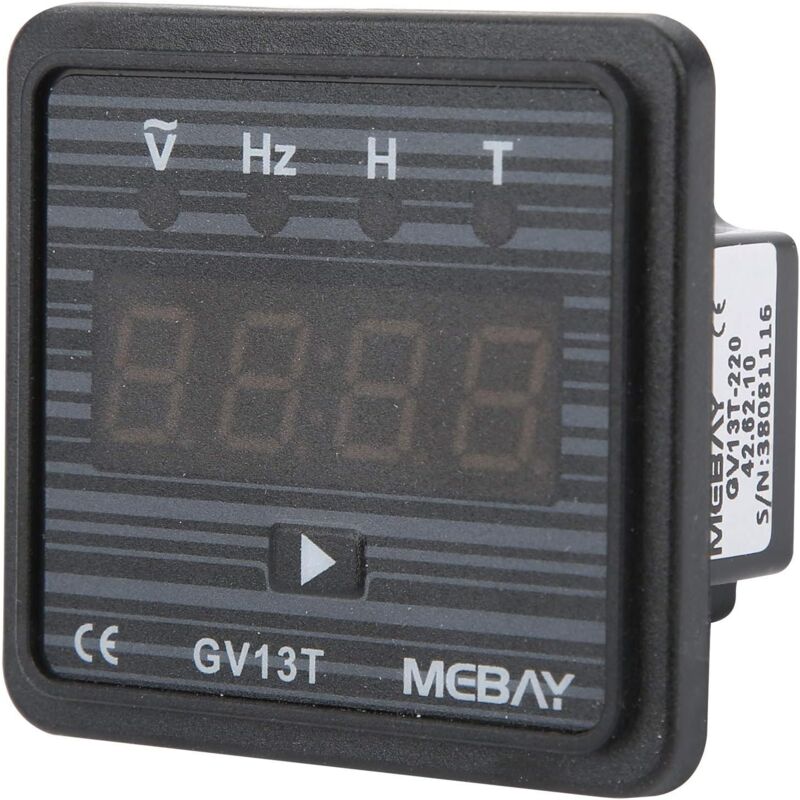 foto del prodotto voltmetro digitale aiperq ac 220v 380v, misuratore di frequenza, misuratore di tensione per montaggio a pannello ac, timer per generatore per uso