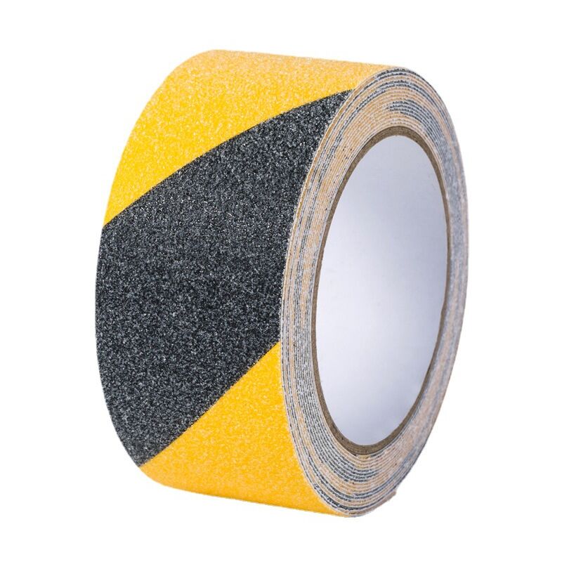 foto del prodotto volume, nastro adesivo antiscivolo per scale, 5 cm 10 m, nastro adesivo di sicurezza, giallo nero bebusingoto