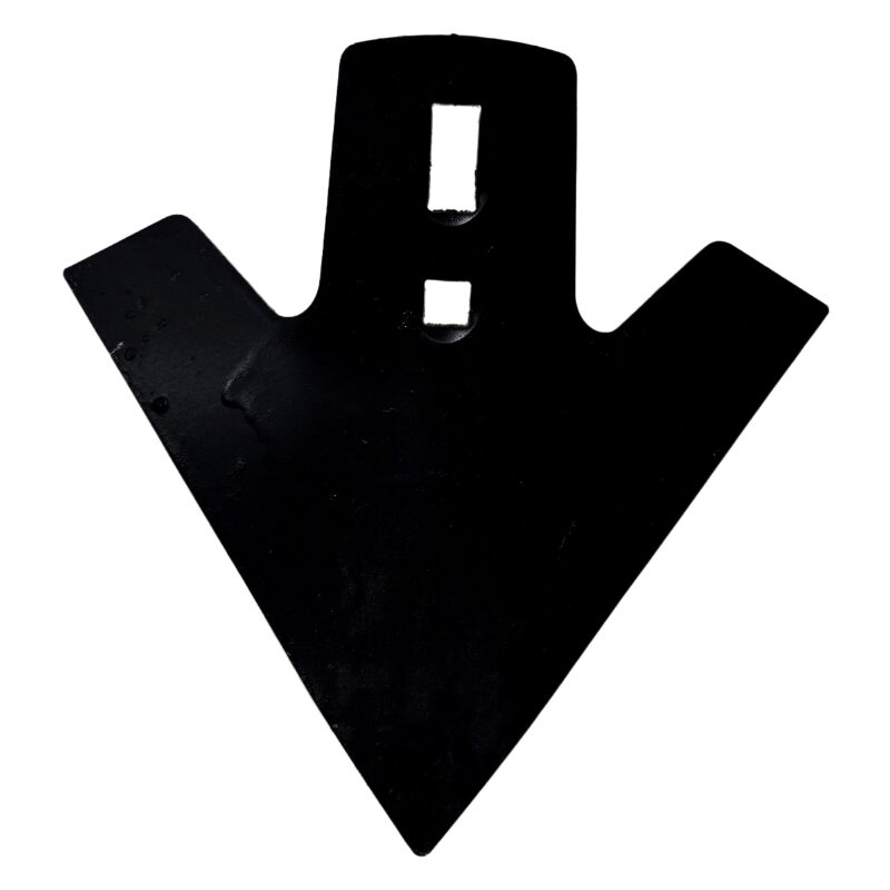 foto del prodotto vomerina di ricambio per coltivatori dimensioni di 205x225 mm fori quadri 11,8mm