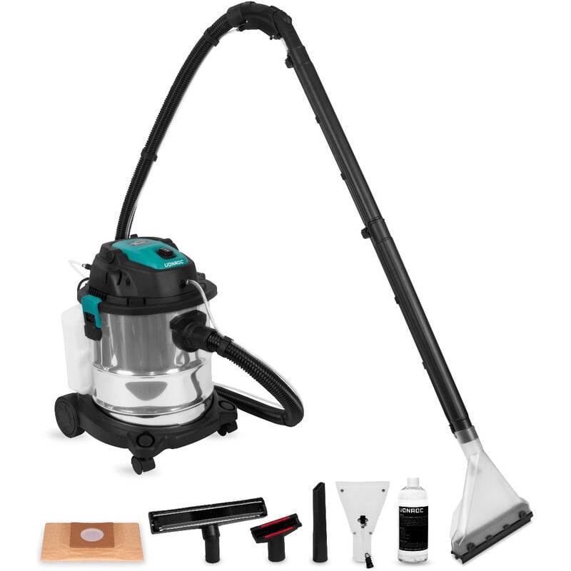 foto del prodotto vonroc aspirapolvere aspira liquidi 1400w include detergente e vari ugelli