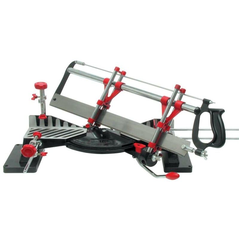 foto del prodotto vorel 29050 troncatrice de precisione 550mm 2 angoli