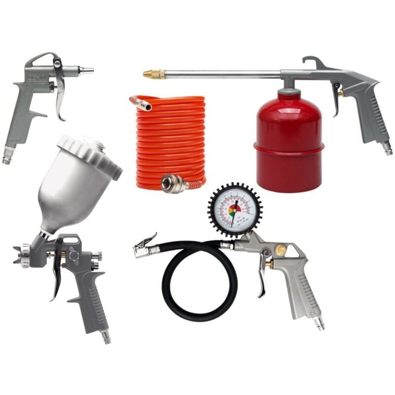 foto del prodotto vorel set de utensili pneumatici 5 pezzi, ideali per officine e fai da te, ad alte prestazioni e durevoli de utensili de.