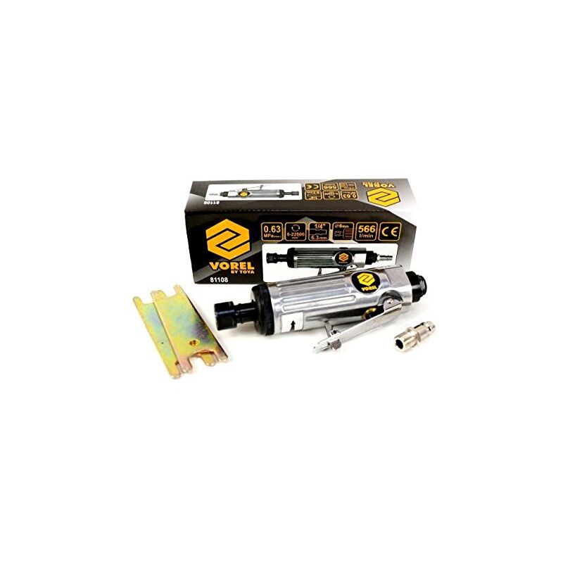 foto del prodotto vorel szlifierka prosta pneumatyczna 6mm 81108
