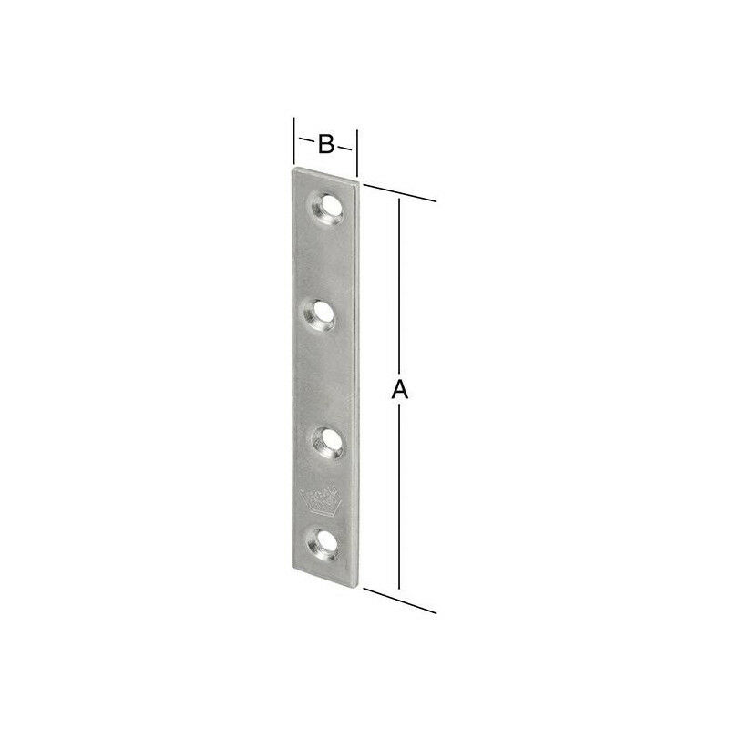 foto del prodotto vormann 50x15 plate di collegamento galv. di 10 