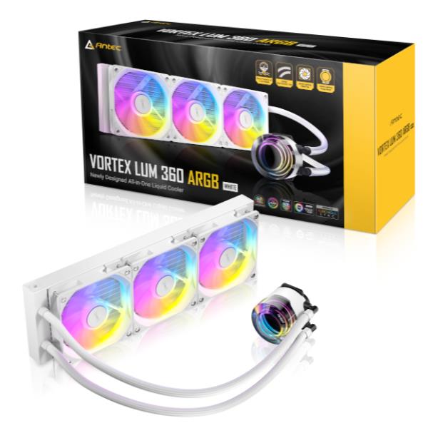 foto del prodotto vortexlum360argb white aio