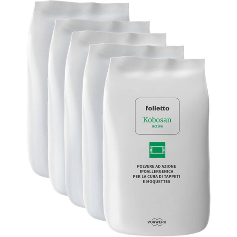 foto del prodotto vorwerk folletto polvere tappeti e moquettes vorwerk kobosan 5 x 500g folletto