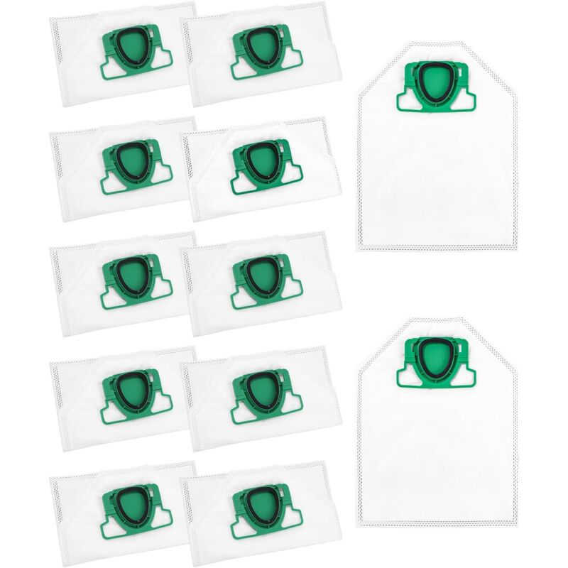 foto del prodotto vorwerk kit 12 sacchetti per aspirapolvere compatibili con kobold vk200 fp200, accessori sacchetti di ricambio per vk 200 fp 200