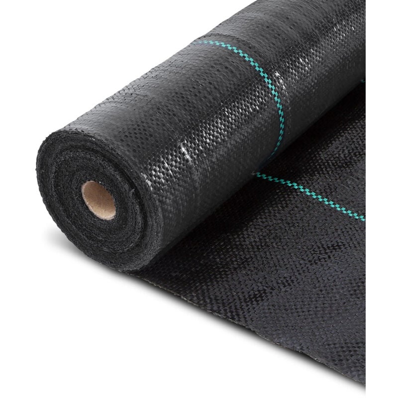 foto del prodotto vounot telo pacciamatura 1m x 50m 100g m , telo anti erbacce per orto, nero