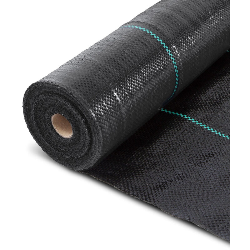 foto del prodotto vounot telo pacciamatura 2m x 50m 100g m , telo anti erbacce per orto, nero