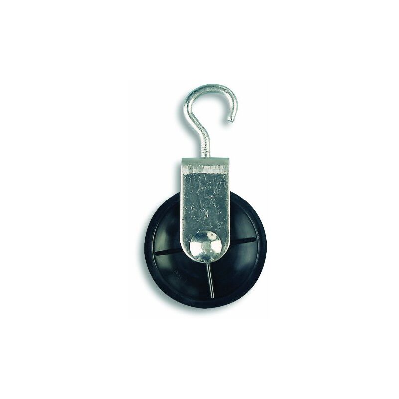 foto del prodotto vpcl2 puleggia con gancio acciaio zincato 10 kg rotella diametro 40 mm per corda di diametro 6 mm chapuis