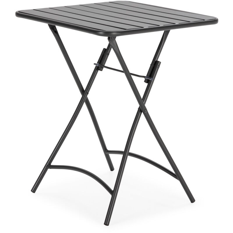 foto del prodotto vs venta stock tavolo da giardino pieghevole perla in metallo nero