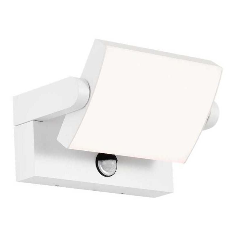 foto del prodotto vt 11020 lampada led da parete con sensore pir faro 17w 150lm w illuminazione facciate colore bianco 3000k orientabile ip65 sku 2938 v tac