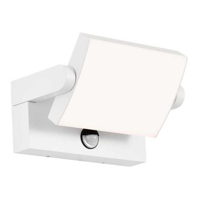 foto del prodotto vt 11020 lampada led da parete con sensore pir faro 17w 150lm w illuminazione facciate colore bianco 4000k orientabile ip65 sku 2939 v tac