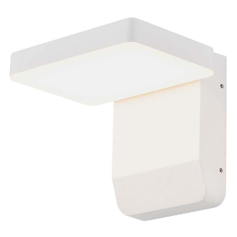 foto del prodotto vt 11020 lampada led da parete quadrata faro 17w 150lm w illuminazione facciate colore bianco 3000k design moderno ip65 sku 2942 v tac