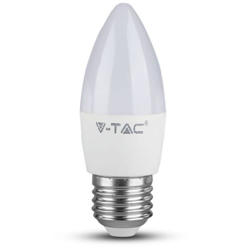 foto del prodotto vt 1821 lampadina led candela 4.5w e27 lampada bianco freddo 6500k sku 2143441 v tac