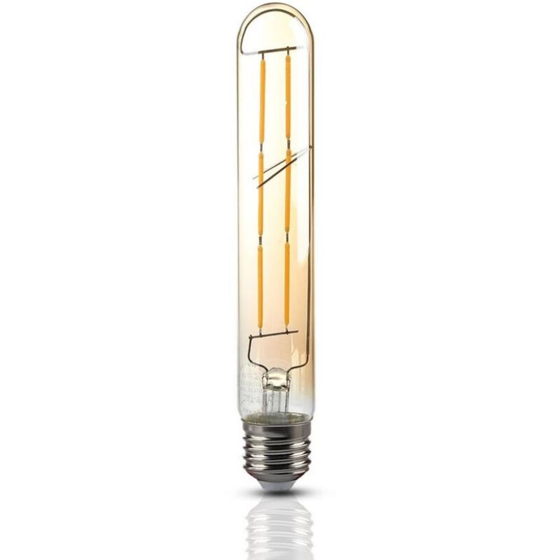 foto del prodotto vt 2006 lampadina led e27 6w tubolare 6 filamenti ambrata sku 7143 v tac