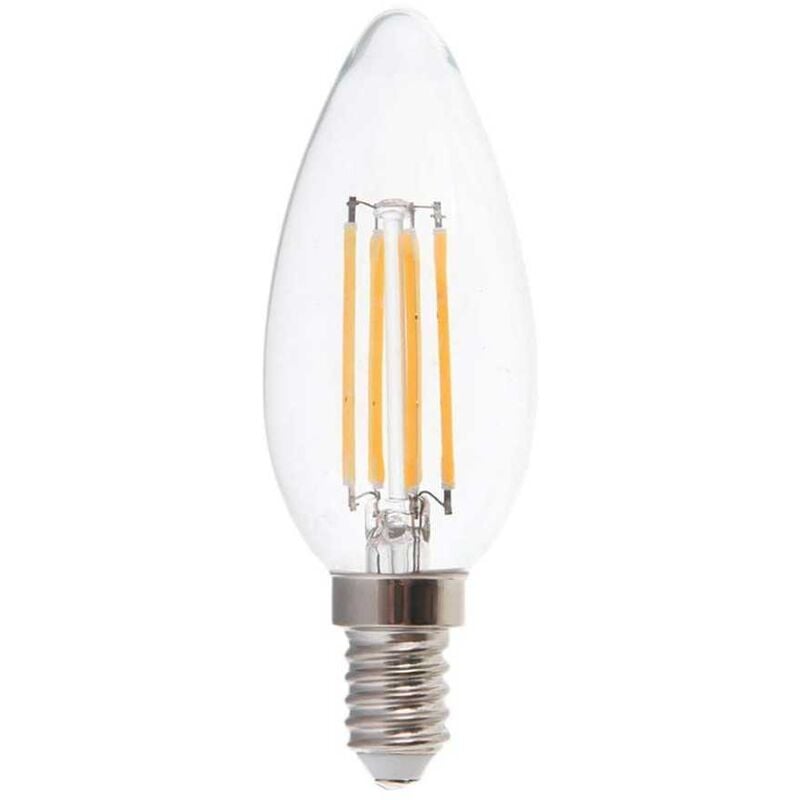 foto del prodotto vt 2304d lampadina led candela e14 dimmerabile a filamento lampada 4w 100lm w luce bianco caldo 3000k 2870 v tac