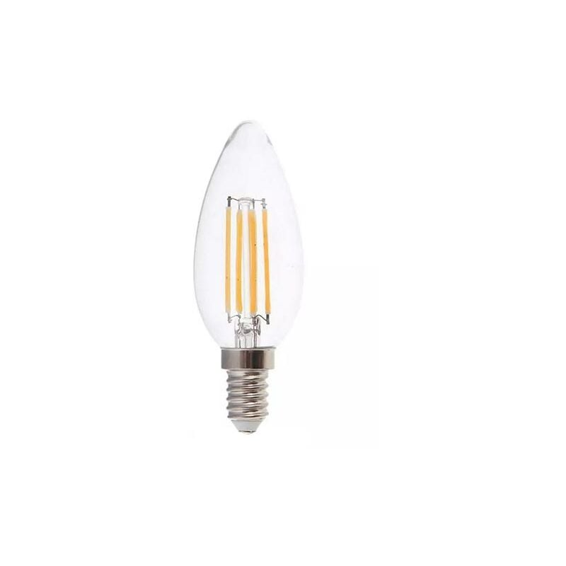 foto del prodotto vt 2327 lampadina led 6w e14 candela 130lm w filamento bianco caldo 3000k sku 212848 v tac