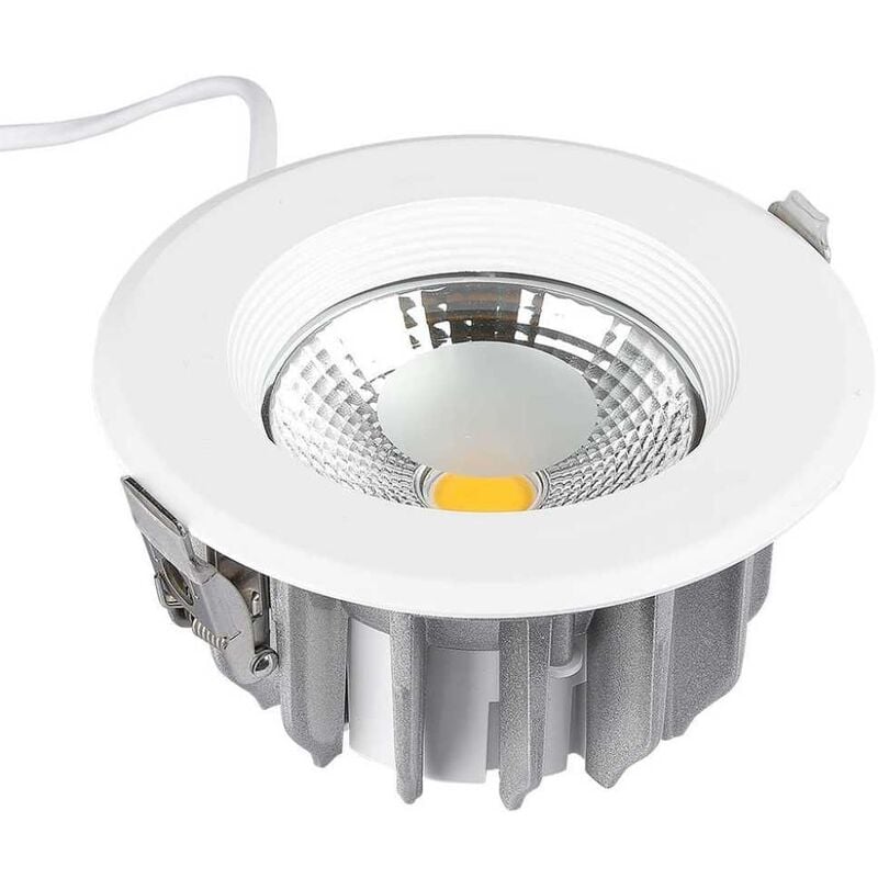 foto del prodotto vt 26451 faretto led da incasso rotondo cob downlight 40w 105lm w colore bianco luce 4500k sku 211279 v tac
