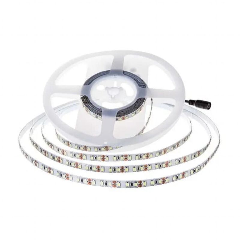 foto del prodotto vt-2835-126 striscia led flessibile 40w smd monocolore 126 led m 24v - bobina da 5 metri bianco freddo