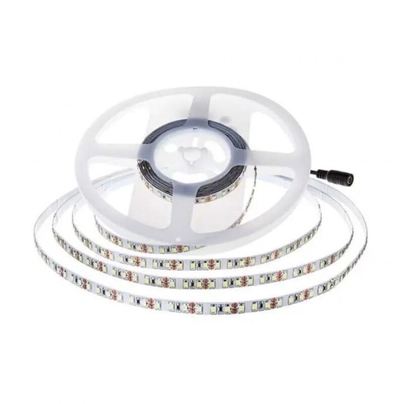 foto del prodotto vt-2835-168 striscia led flessibile 60w smd monocolore 168 led metro 24v - bobina 5 metri bianco freddo