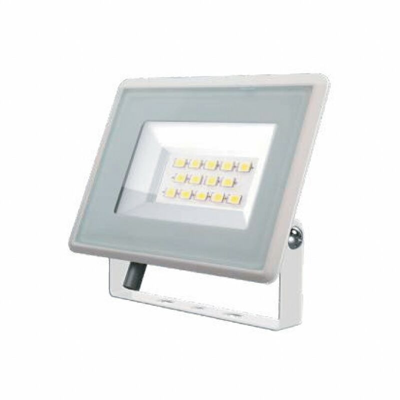 foto del prodotto vt 4914 faro led floodlight 10w smd slim ip65 bianco 75 lm w sku 6730 6731 6732 bianco caldo v tac