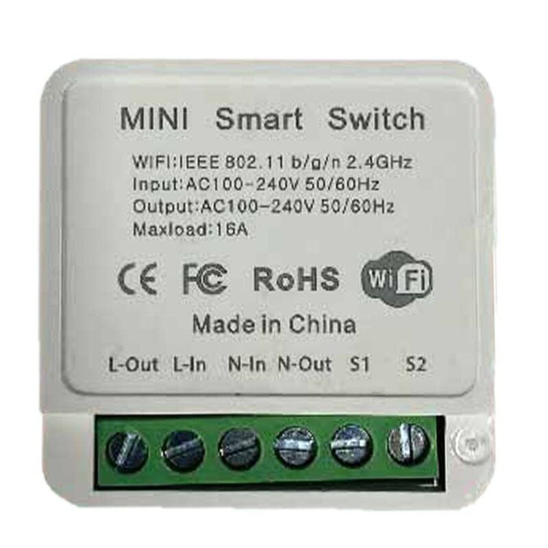 foto del prodotto vt 5101 mini interruttore smart wi fi 1 canale switch 23604 v tac
