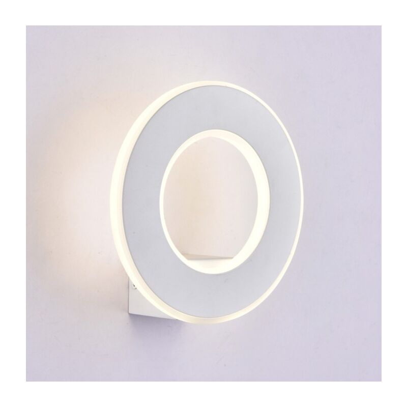 foto del prodotto vt 710 lampada led 9w da parete alluminio bianco wall light bianco caldo 3000k ip20 sku 8225 v tac