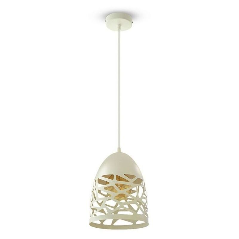 foto del prodotto vt 7200 lampadario portalampada 1mt e27 elegant metallo bianco 200mm ip20 sku 3823 v tac